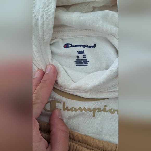 Champion Cream and Tan Kids' Outfit 18 Months - Picture 2 of 5